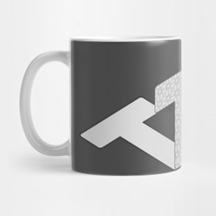 Isometric Alphabet Letter, Letter T Mug